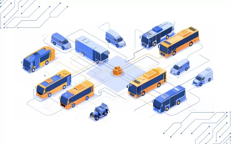 Flowchart illustrating the logistics process optimisation with TMS, Transportation management software, May 2024, Australi