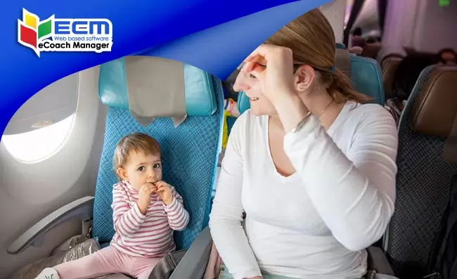 parents stressed out over kids in a plane, family travels, UK family trip issues